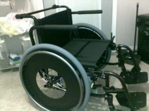My new Quickie 2 HD wheelchair