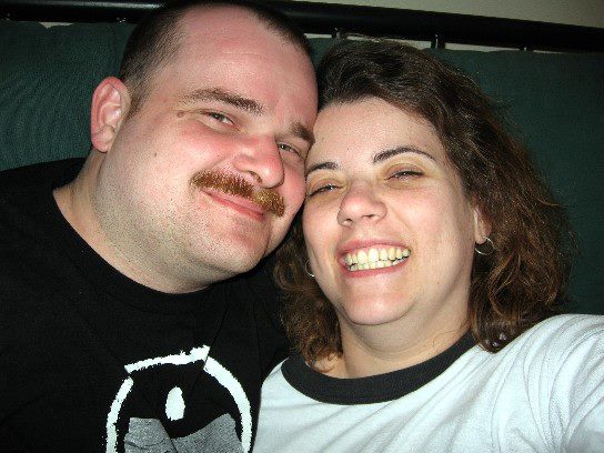 One of our first "selfies" from our dating time. 