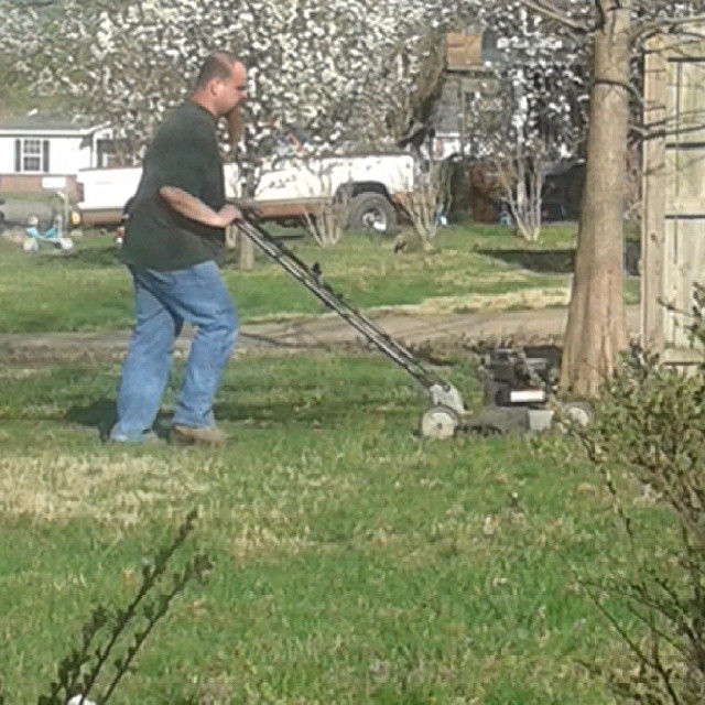 It wouldn't be spring without yard work! 