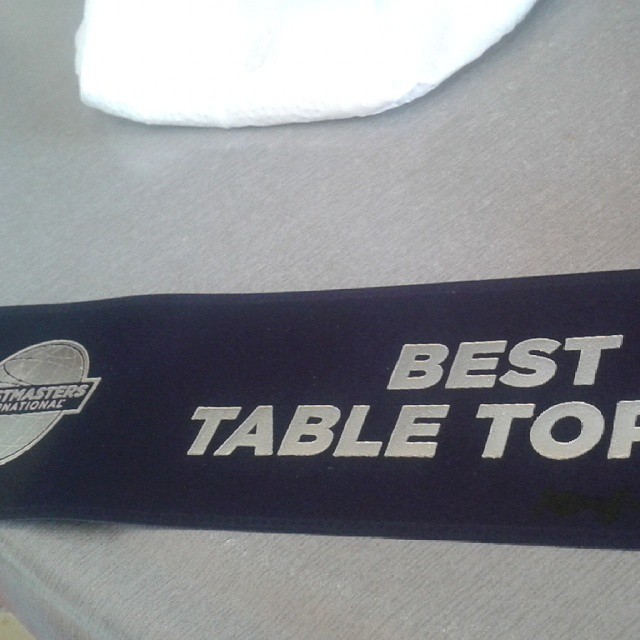 I won Best Table Topics the first time I participated. Table Topics are impromptu speeches where we respond to a prompt from the person leading that segment of the meeting. 