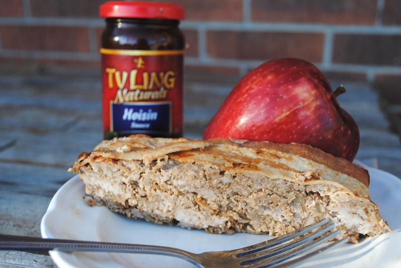 You can serve the Asian Spiced Apple Meatloaf with or without additional hoisin sauce. 
