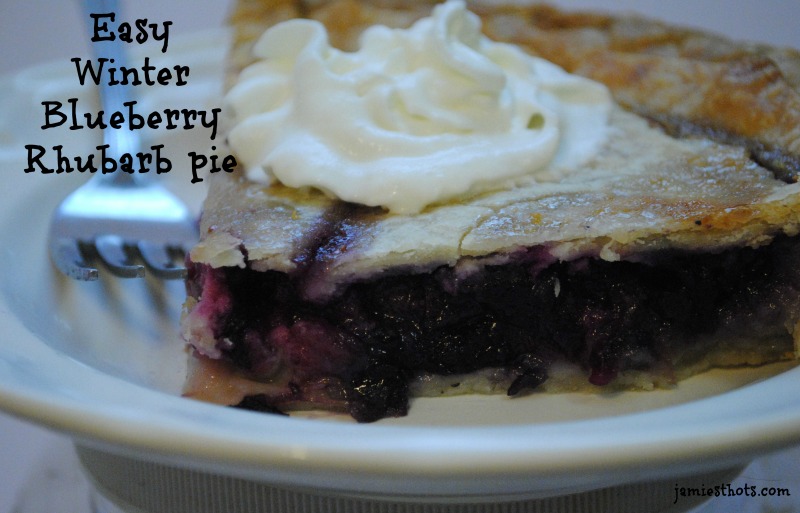 Blueberry Rhubarb Pie Hero