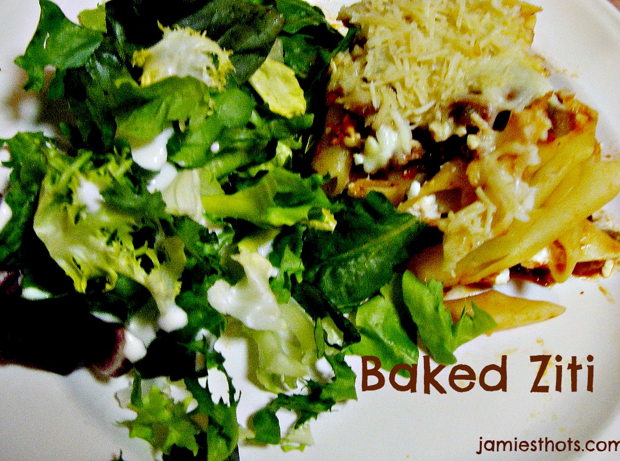 Baked ziti recipe (the really easy version!)