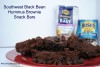 Sweet meets savory: Southwest Black Bean Hummus Brownie Snack Bars (recipe)