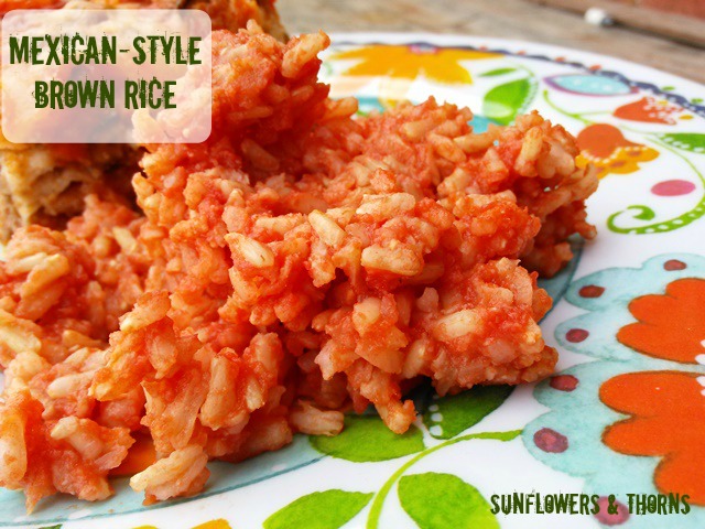 This Mexican-style rice uses Riceland brown rice instead of the traditional medium-grain white rice. It's reduced sodium and incredibly delicious! 