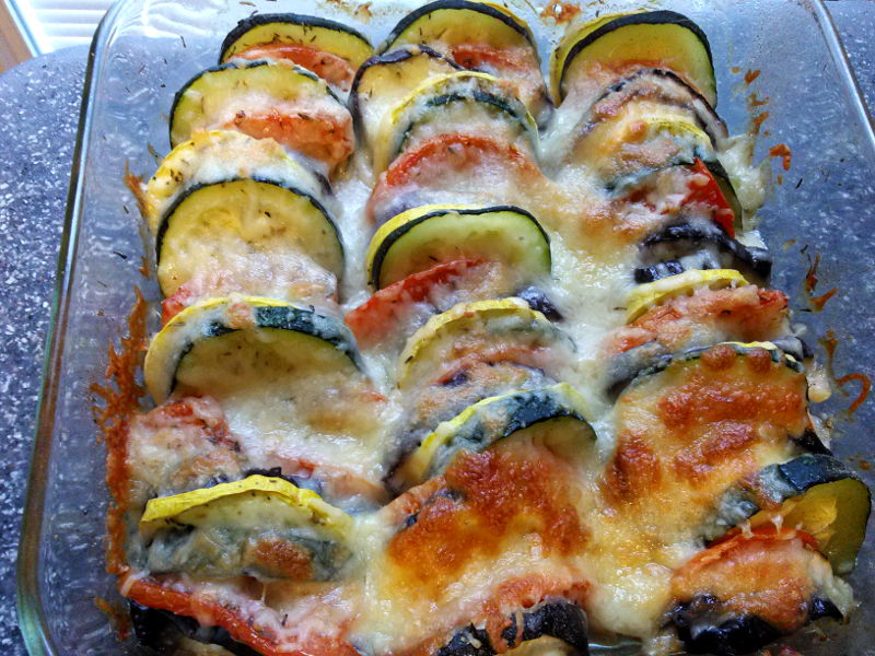 Low carb and easy: Eggplant vegetable tian - Sunflowers and Thorns